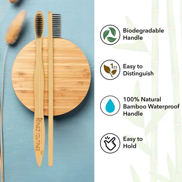 Offwhite_Bamboo_Toothbrush_With_Charcoal_Bristles_For_Oral_Care