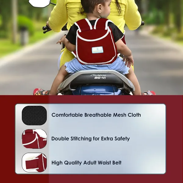 Maroon_Polyester_Baby_Safety_Belt_For_Two_Wheeler_For_Baby