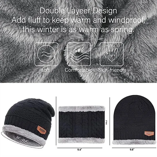 Blueblack_Polyester_Winter_Cap_Set_With_Beanie_Gloves_Muffler_And_Neck_Warmer_For_Unisex_ack_of_2