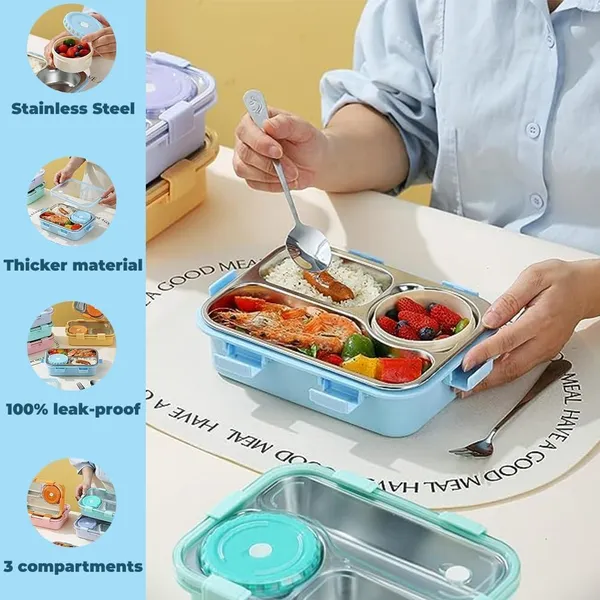Green_Stainless_Steel_Stainless_Steel_3_Compartment_Lunch_Box_With_Utensils_For_Home_And_Kitchen