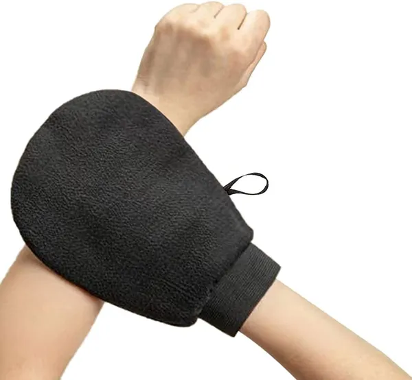 Black_Rubber_Exfoliating_Bath_Glove_For_Bath_Gloves_Pack_Of_2