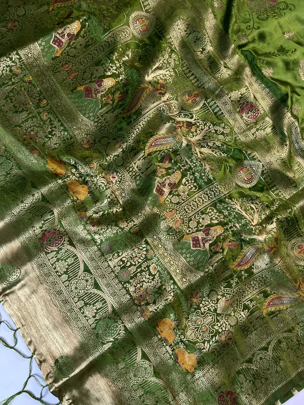 Green_Banarasi_Silk_Saree_For_Women