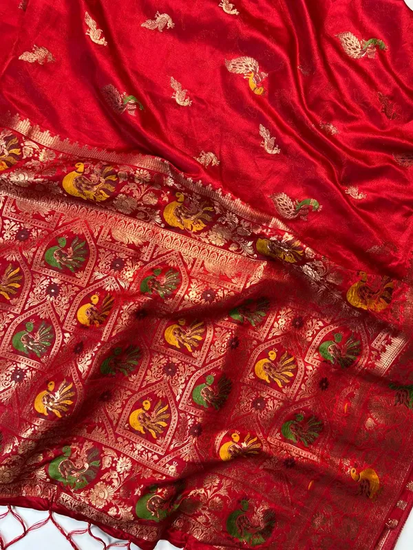 Bridal_Red_Banarasi_Silk_Saree_For_Women