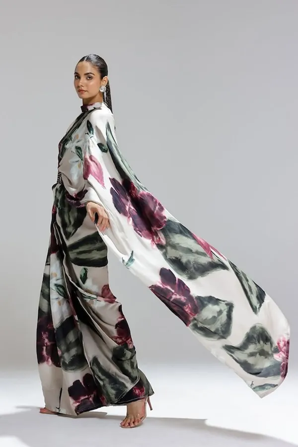 Ivory_Satin_Abstract_Floral_Designer_Saree_Luxury_Contemporary_Party_Evening_Wear_Saree_For_Women