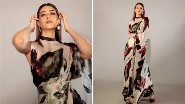 Ivory_Satin_Abstract_Floral_Designer_Saree_Luxury_Contemporary_Party_Evening_Wear_Saree_For_Women