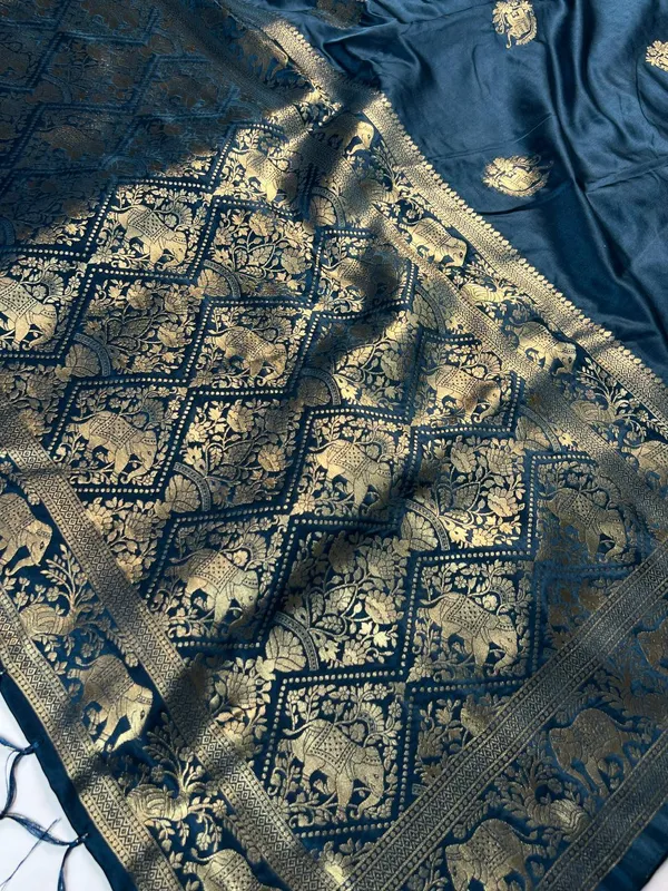 Royal_Blue_Banarasi_Silk_Saree_For_Women