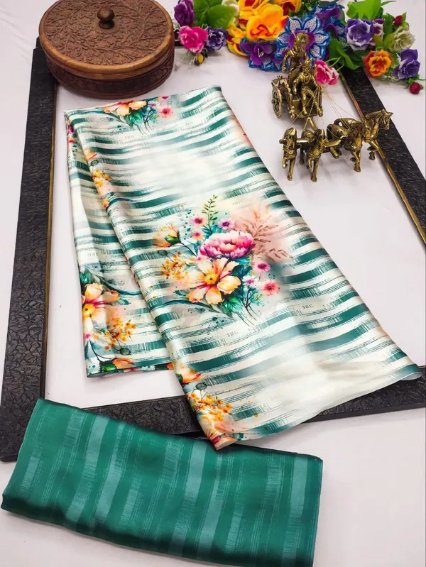 Pastel_Blue_Floral_Printed_Saree_Soft_Elegant_Designer_Saree_For_Party_Festive_Casual_Wear