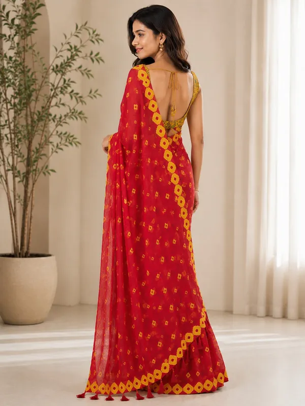 Red_And_Yellow_Patterned_Saree