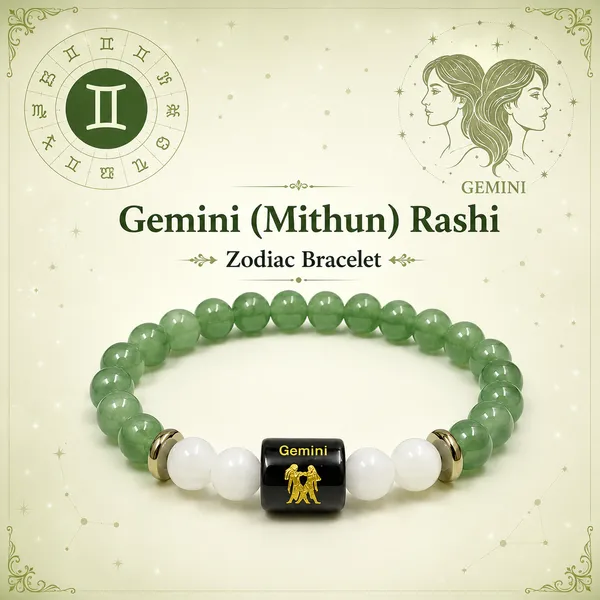 Multicolor_Natural_Stone_Gemini_Zodiac_Pipe_Bracelet_For_Unisex