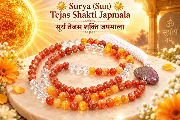 Surya_Tejas_Shakti_Sunstone_Carnelian_Ruby_Kyanite_Japmala