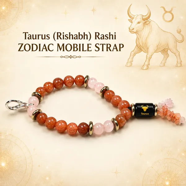 Multicolor_Sunstone_Rose_Quartz_Taurus_Zodiac_Mobile_Strap