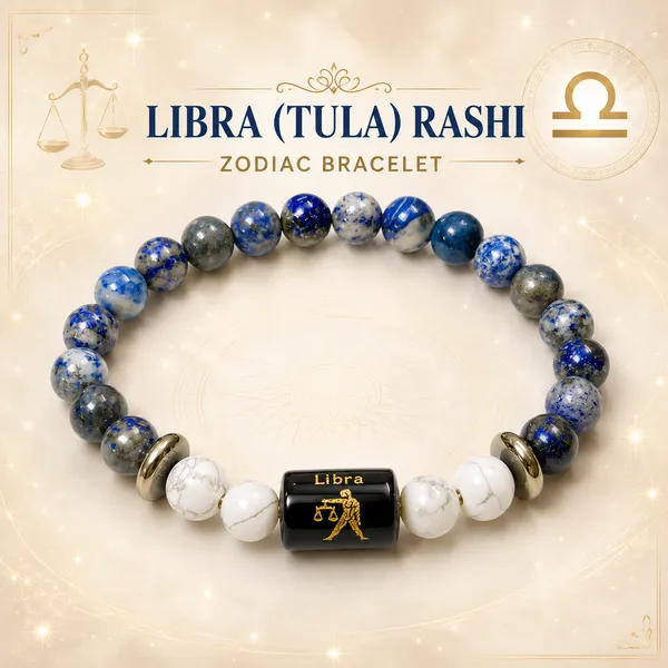 Multicolor_Natural_Stone_Libra_Zodiac_Pipe_Bracelet_For_Unisex