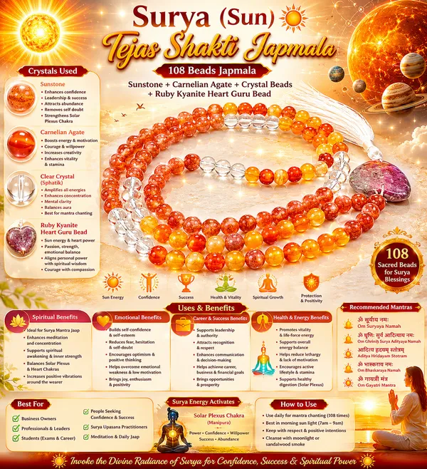 Surya_Tejas_Shakti_Sunstone_Carnelian_Ruby_Kyanite_Japmala