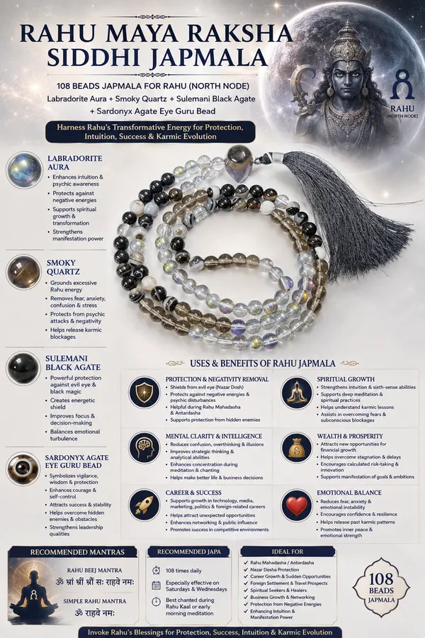 Smoky_Quartz_Labradorite_Rahu_Raksha_Siddhi_108_Bead_Japmala