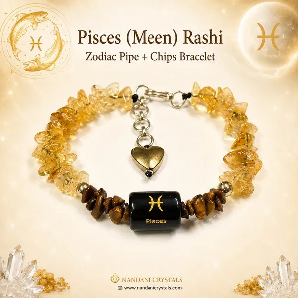 Multicolor_Natural_Stone_Pisces_Zodiac_Chips_Bracelet_For_Unisex