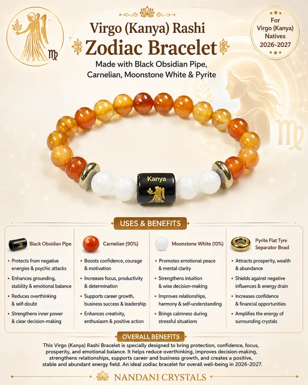 Multicolor_Natural_Stone_Virgo_Zodiac_Pipe_Bracelet_For_Unisex