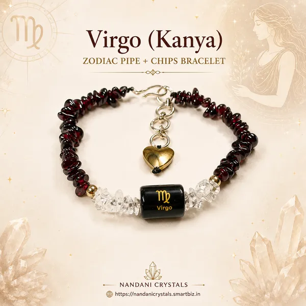 Multicolor_Natural_Stone_Virgo_Zodiac_Chips_Bracelet_For_Unisex
