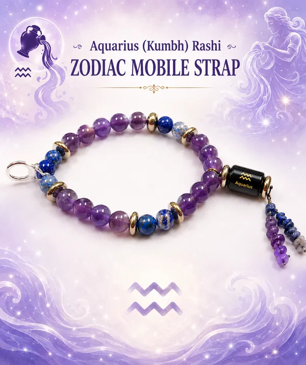 Multicolor_Amethyst_Lapis_Lazuli_Aquarius_Zodiac_Mobile_Strap