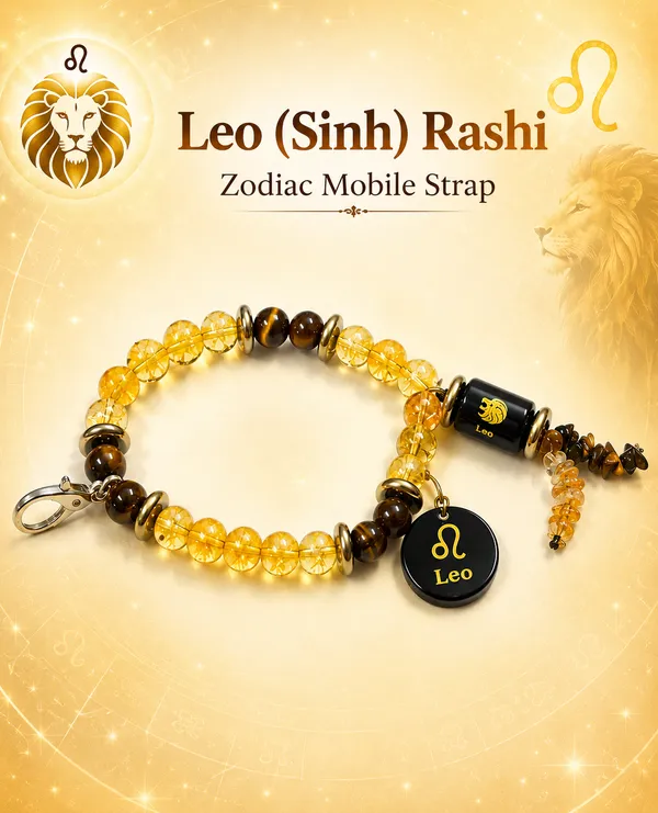 Multicolor_Natural_Stone_Leo_Zodiac_Engraved_Mobile_Strap