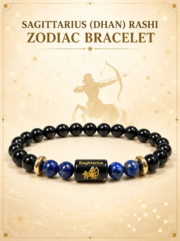 Multicolor_Natural_Stone_Sagittarius_Zodiac_Pipe_Bracelet_For_Unisex