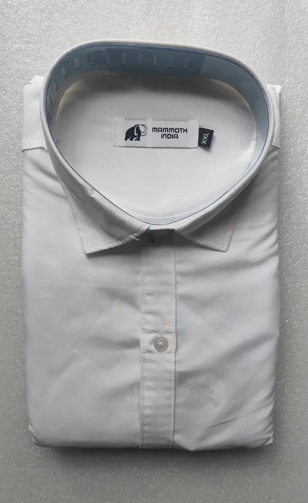 White_Solid_Formal_Shirt_For_Men