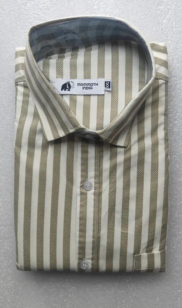 Cream_Striped_Casual_Shirt_For_Men