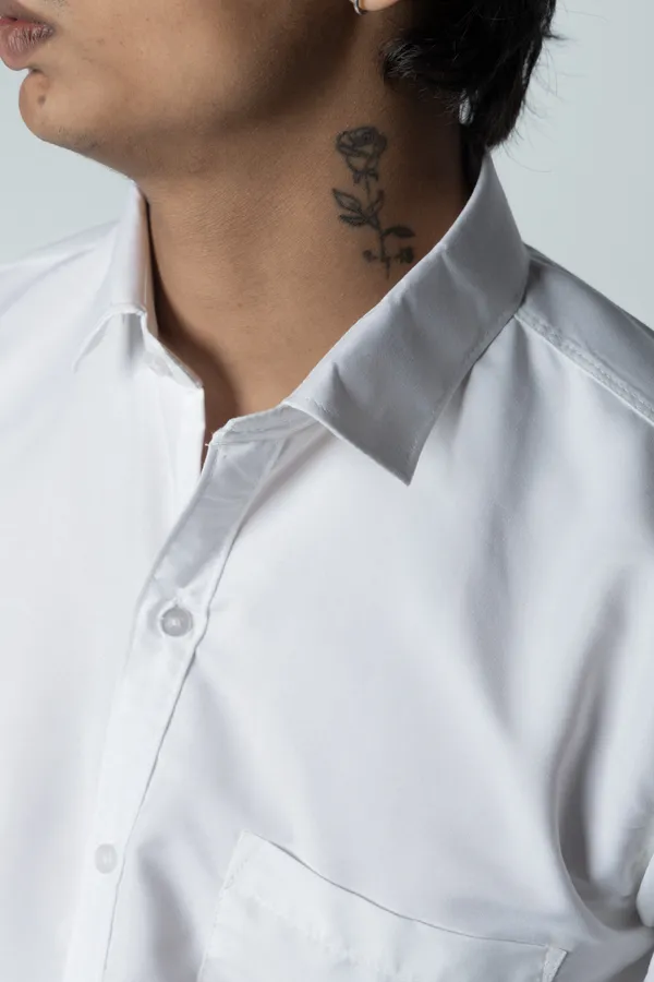 White_Solid_Formal_Shirt_For_Men