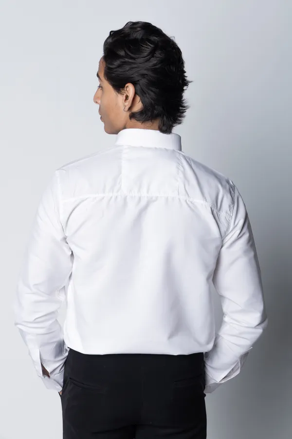 White_Solid_Formal_Shirt_For_Men