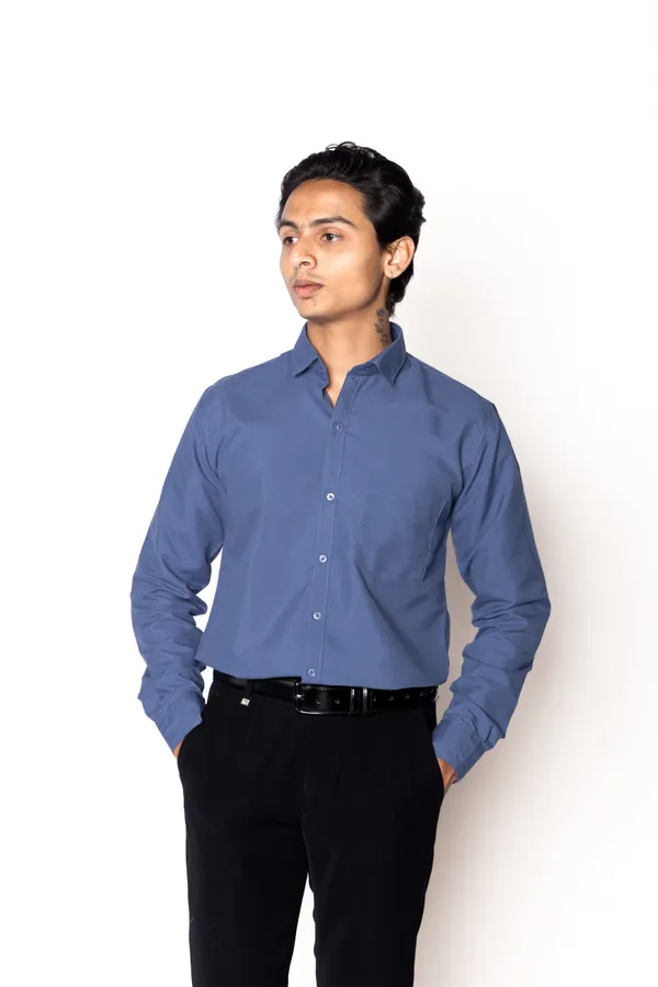 Blue_Solid_Formal_Shirt_For_Men