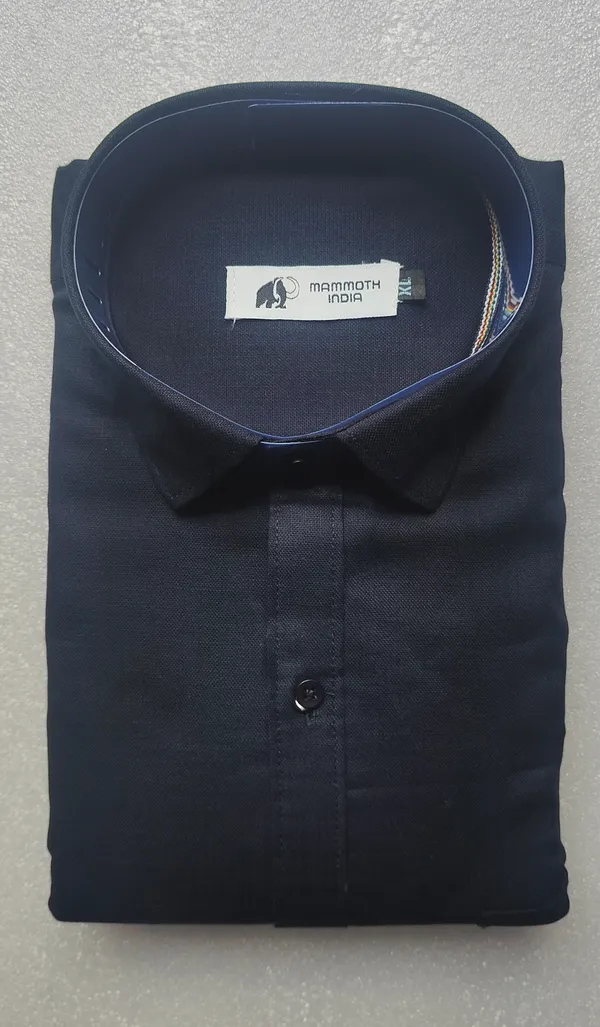 Black_Solid_Collared_Shirt_For_Men