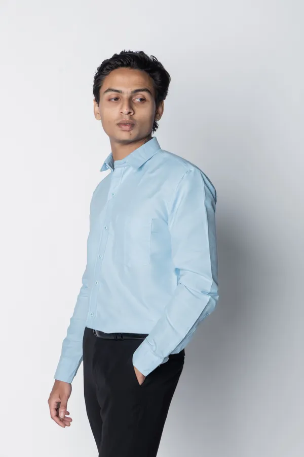 Light_Blue_Solid_Regular_Fit_Shirt_For_Men