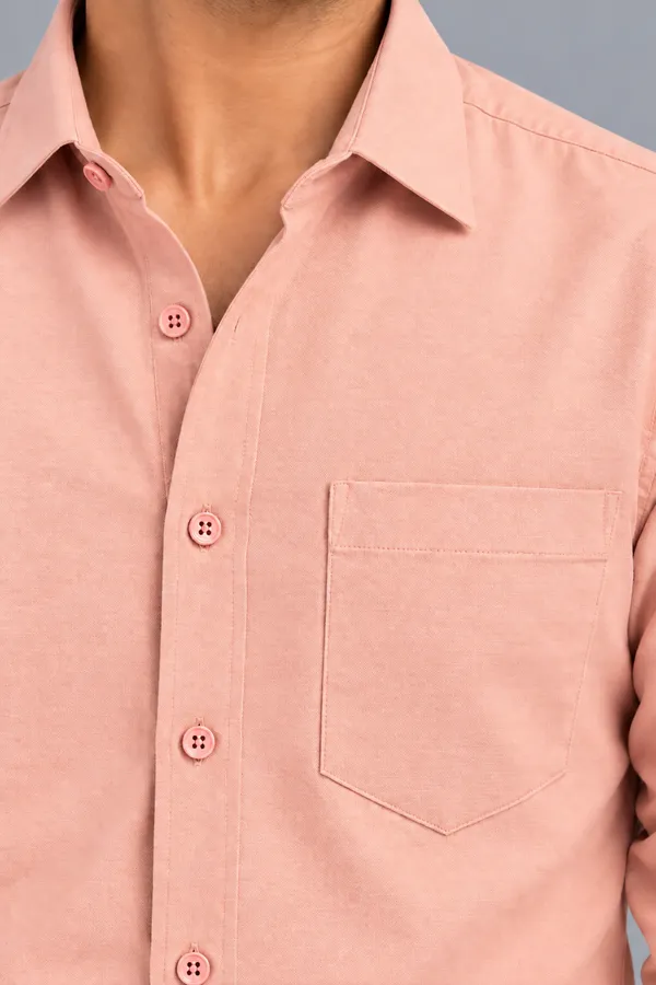 Peach_Solid_Regular_Fit_Formal_Shirt_For_Men