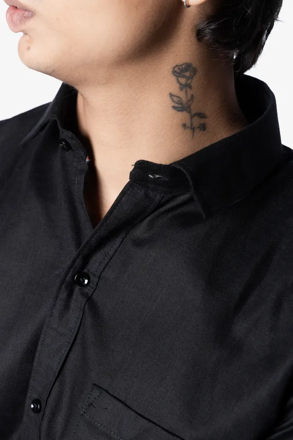 Black_Textured_Regular_Fit_Shirt_For_Men