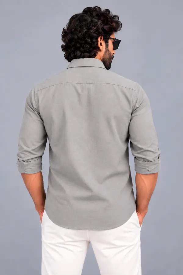 grey_Textured_Regular_Fit_Shirt_For_Men
