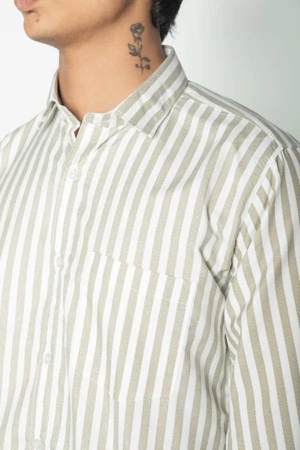 Olive_Green_And_White_Striped_Casual_Shirt_For_Men