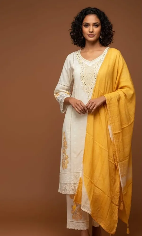 Cream_Embroidered_Straight_Suit_Set_for_Women