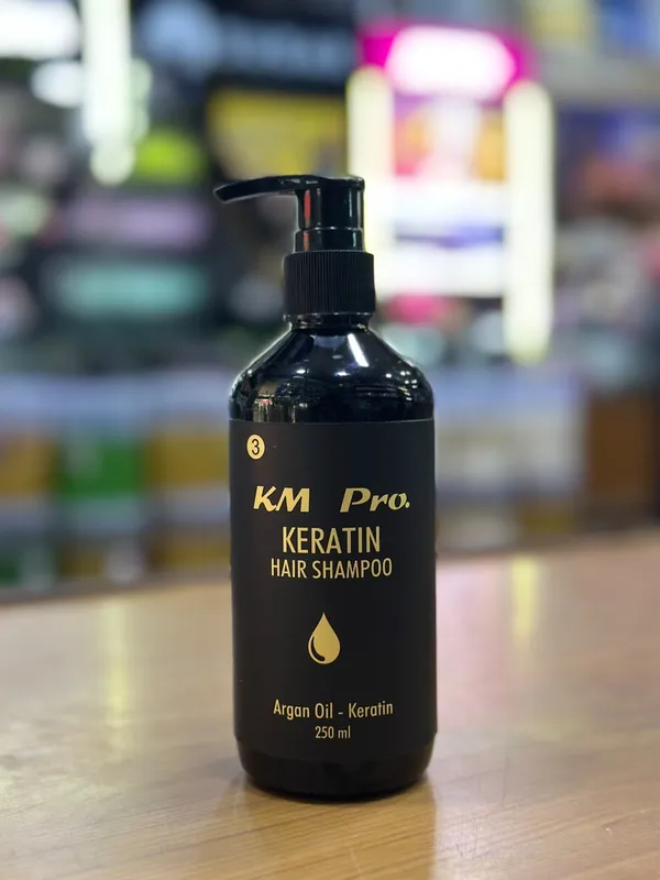 KM_Pro_Keratin_Hair_Shampoo_With_Argan_Oil_250_Ml