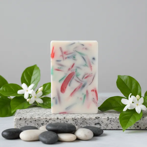 Blissfullaroma_Goat_Milk_Charcoal_Confetti_Artisan_Soap_1_Bar