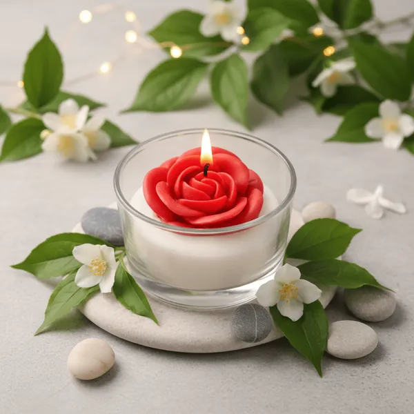 Soy_Coconut_Wax_Romantic_Rose_Embed_Scented_Candle