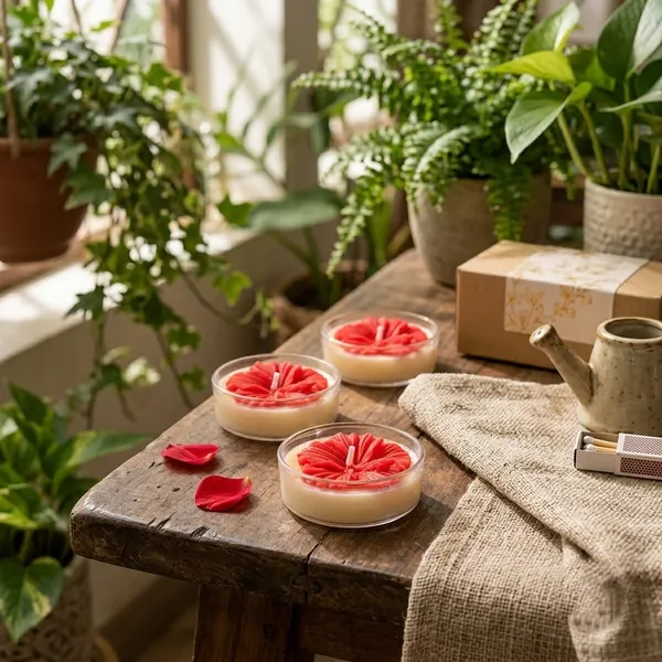 3.5-Inch_Plumeria_Urli_Candle_with_2_Decorative_Tea_Lights