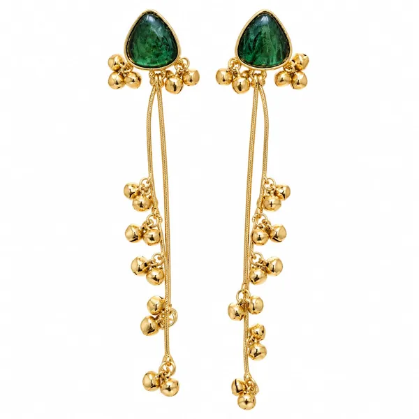 Gold_Tone_Green_Stone_Long_Dangler_Earrings_for_Women