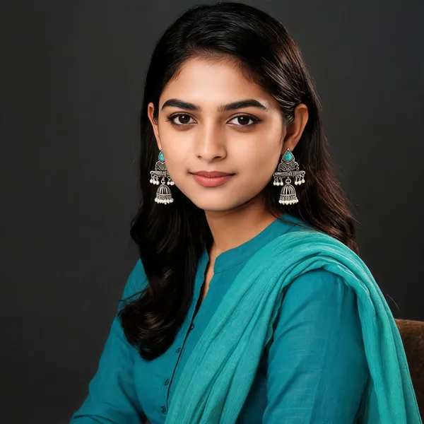 Oxidized_Silver_Turquoise_Jhumka_Earrings_For_Women