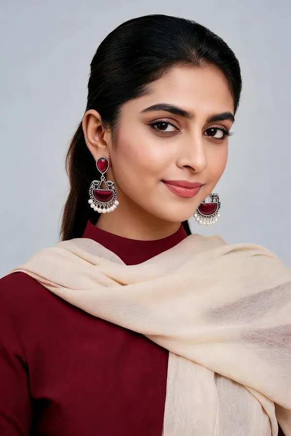 Oxidized_Silver_Red_Stone_Elephant_Statement_Earrings_For_Women