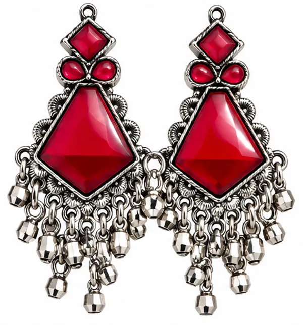 Red_Stone_Oxidized_Silver_Chandelier_Earrings_for_Women