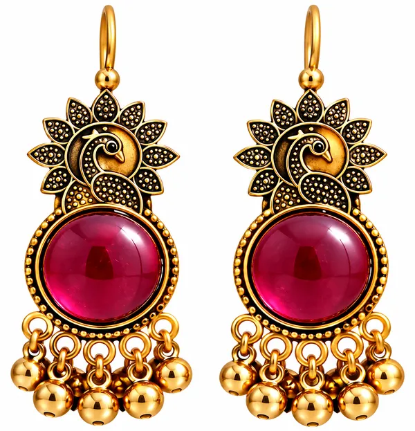 Gold_Tone_Peacock_Jhumka_Earrings_for_Women