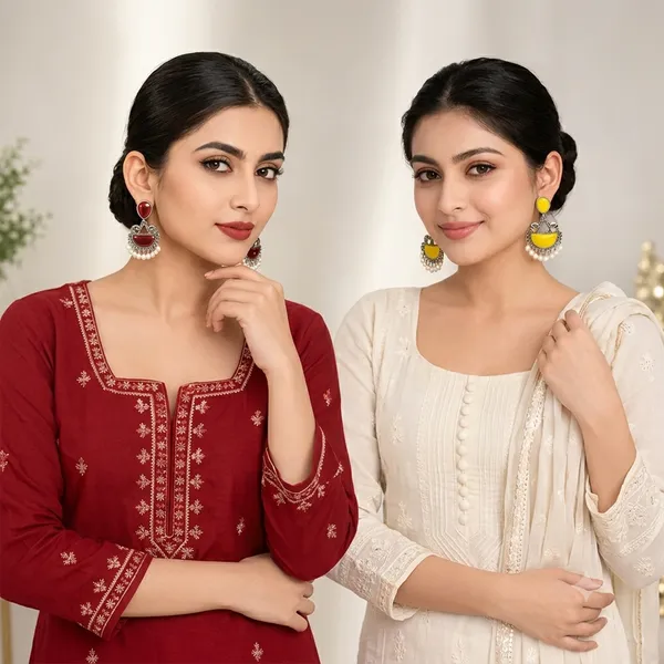 Oxidized_Silver_Red_And_Yellow_Stone_Jhumka_Earrings_For_Women_Pack_Of_2