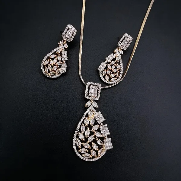 Two_Tone_American_Diamond_Necklace_And_Earrings_Set_For_Women