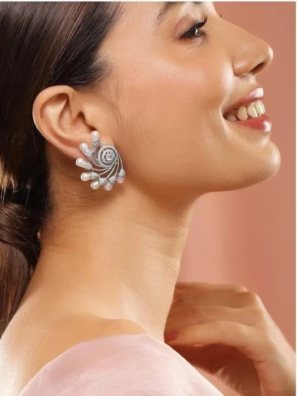 Silver-Tone_Pearl_Spiral_Stud_Earrings_for_Women