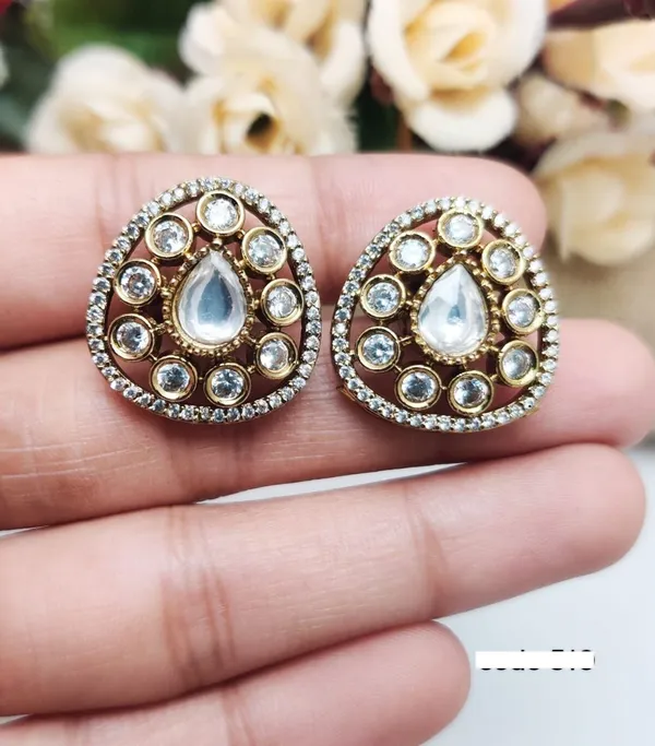 Gold_Tone_Kundan_Style_Teardrop_Stud_Earrings_for_Women
