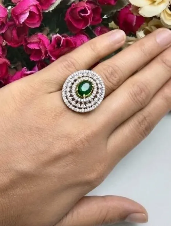 Green_Stone_Statement_Ring_for_Women